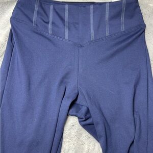 Victorias secret PINK flare yoga leggings in blue size medium new